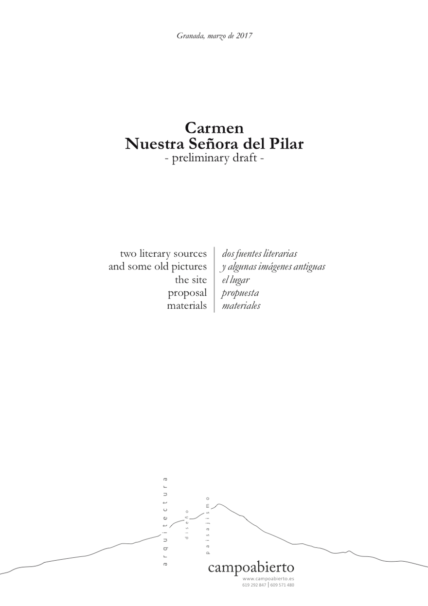 02 CARMEN NUESTRA SRA DEL PILAR - Preliminary draft